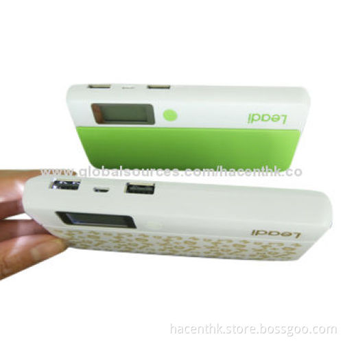 2014 New Design Portable Power Banks with 12,000mAh Capacity, CE and RoHS Marks